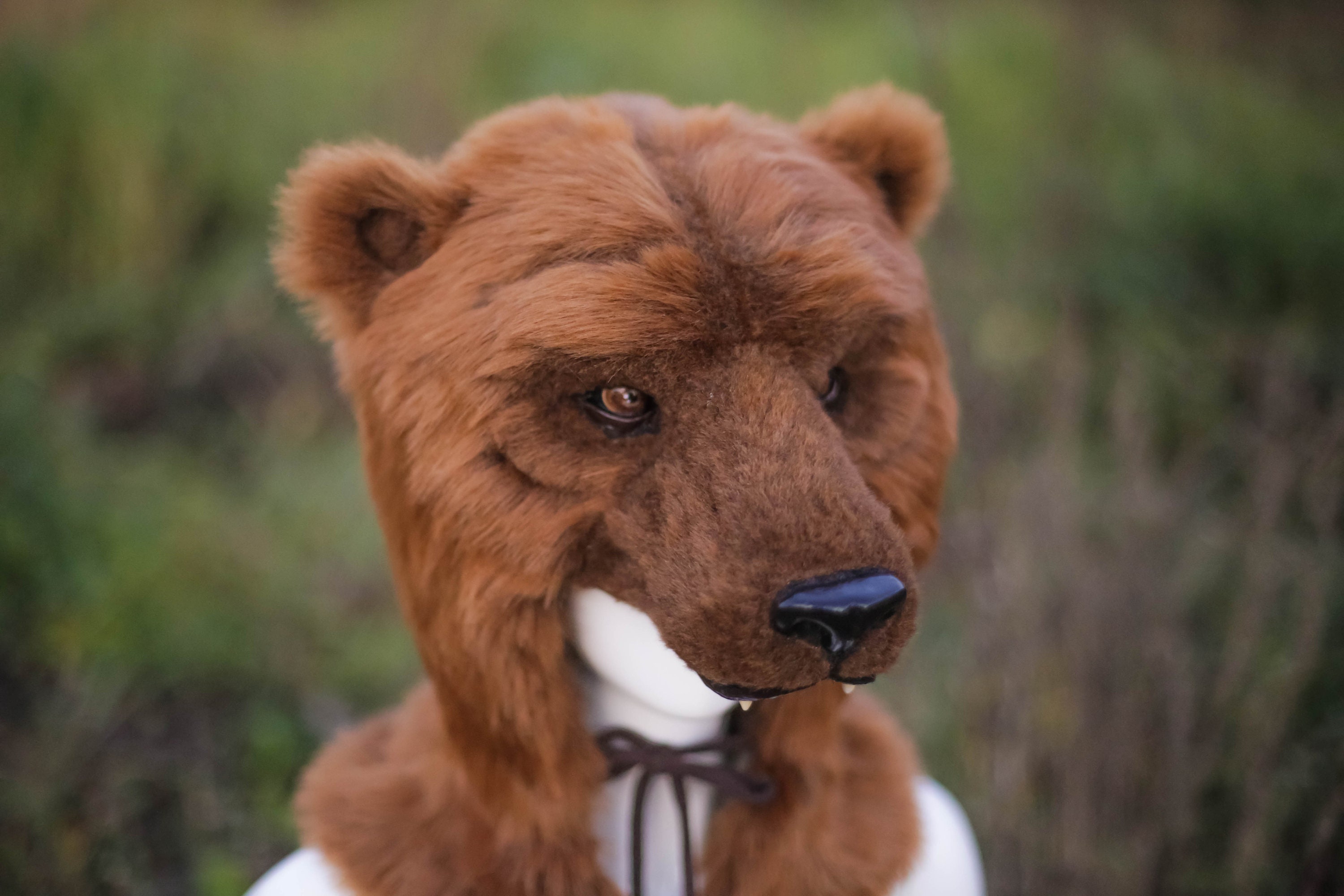 Bear Headdress. Bear mask. Bear head. Etsy