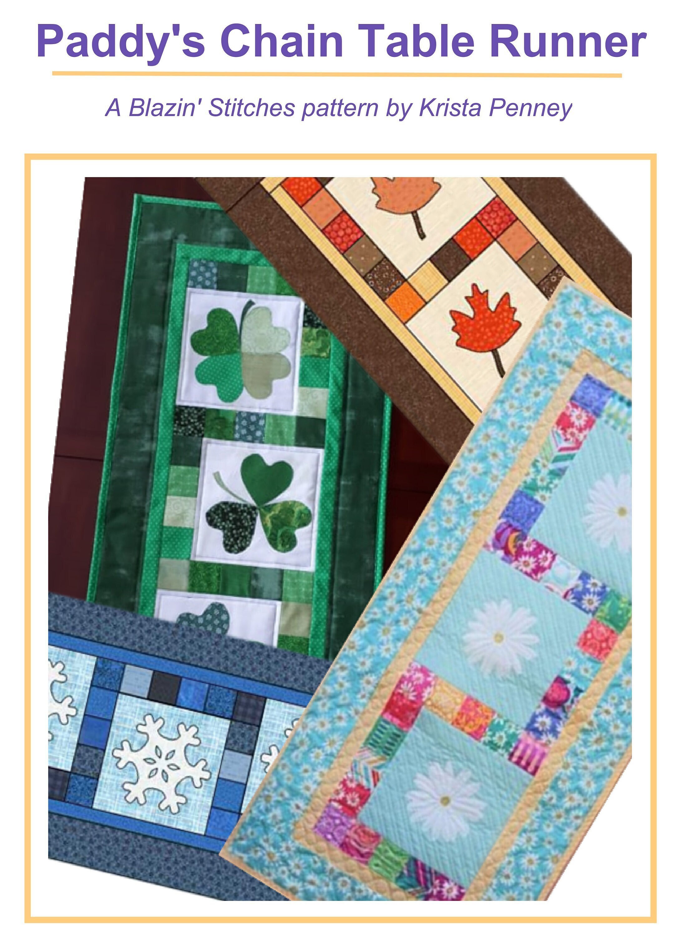 Paddy's Chain Table Runner - Pattern or Kit - Etsy