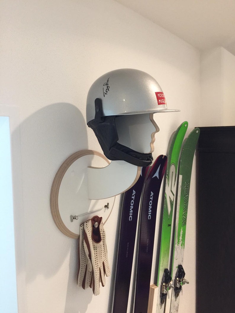 Soporte del casco soporte del casco soporte de pared para los | Etsy