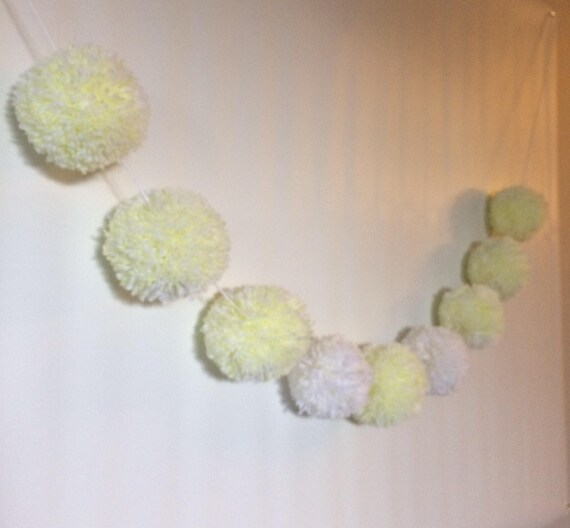 nursery pom pom garland