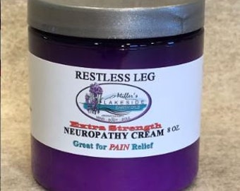 Super Strength Restless Leg Neuro Cream 8 oz.