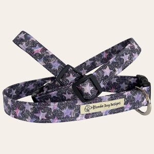 Liberty Dog Collar: Pup Star, Star Print Collar