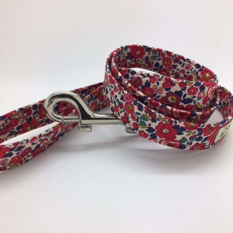Liberty Dog Lead, Betsy-Ann, Floral Dog Lead image 4