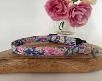 Liberty Cat Collar, Tatum, Floral Cat Collar, Ltd Edition