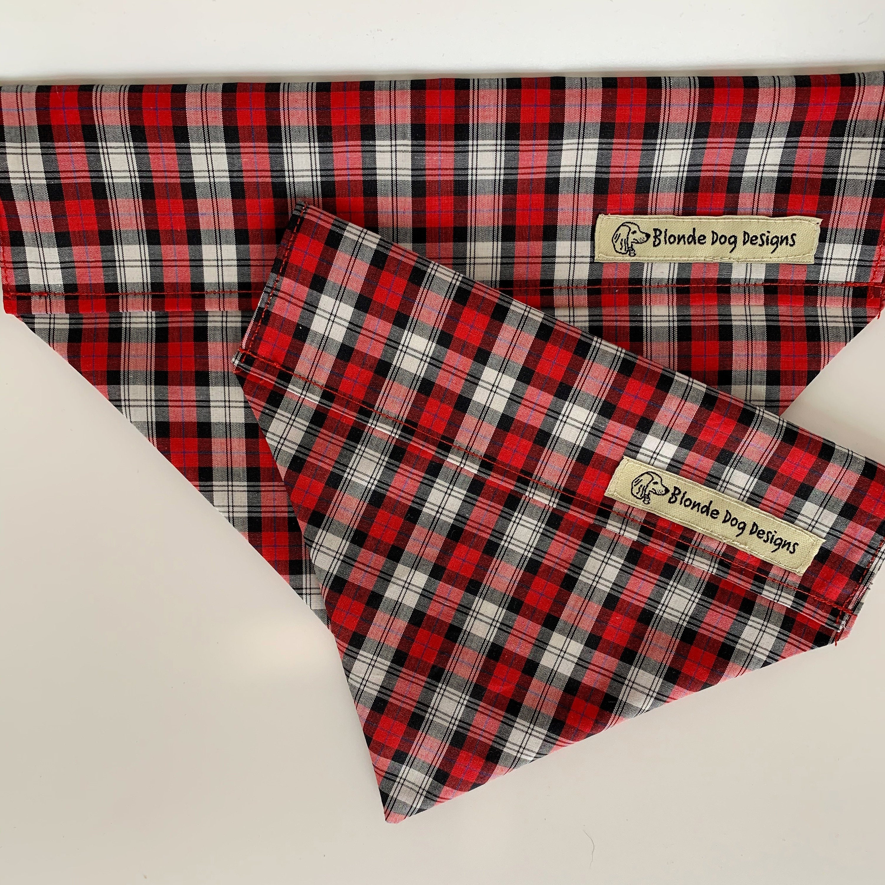 Liberty Dog Bandana, Tartan, Luxury Neckerchief