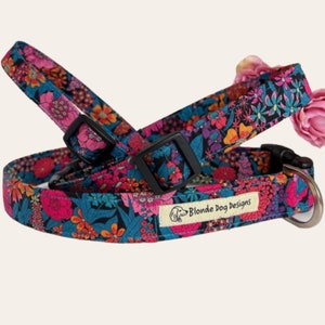 Liberty Dog Collar, Ciara, Floral Dog Collar