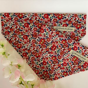 Liberty Dog Bandana, Betsy Ann, Floral Neckerchief