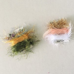 Eyelash trim bundle | Eyelash yarn | Junk Journal embellishments | crafting | trim