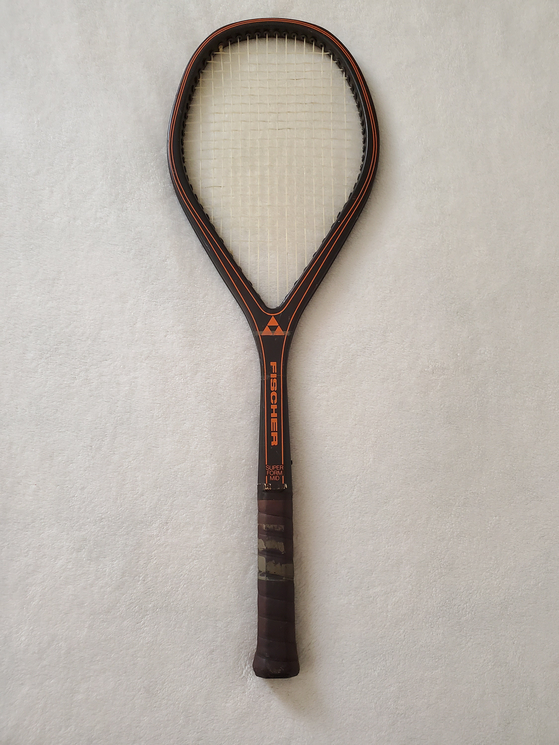 Raquette De Tennis Vintage Fischer Powerglass Mid - Fibre De Verre - Autriche