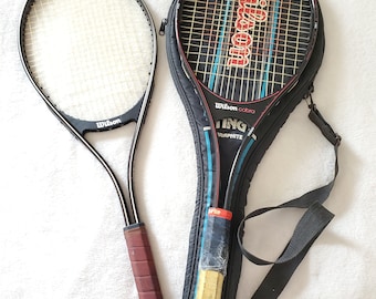 Vintage Tennis Racquet Wilson Jimmy Connors Champion 4 1/2