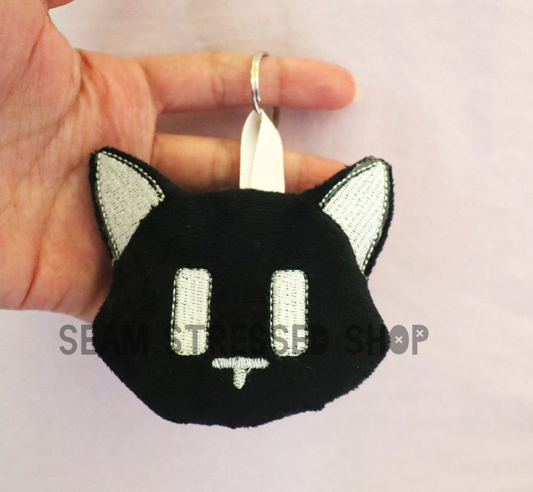 TWEWY Cat Plush Keychain, Anime Plush, Charm, Softie, Plushie, Handmade Charm Etsy
