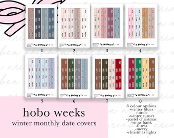 Stickers Paper Stickers, Labels & Tags Many Color Options Hobonichi ...