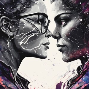 1113BB Fantasy illustrations Soulmate Blooming Color digital art