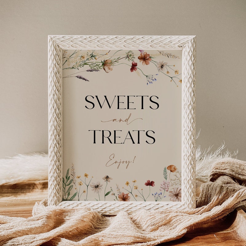 Sweets Inside Sign Sweets Table Sign - Etsy