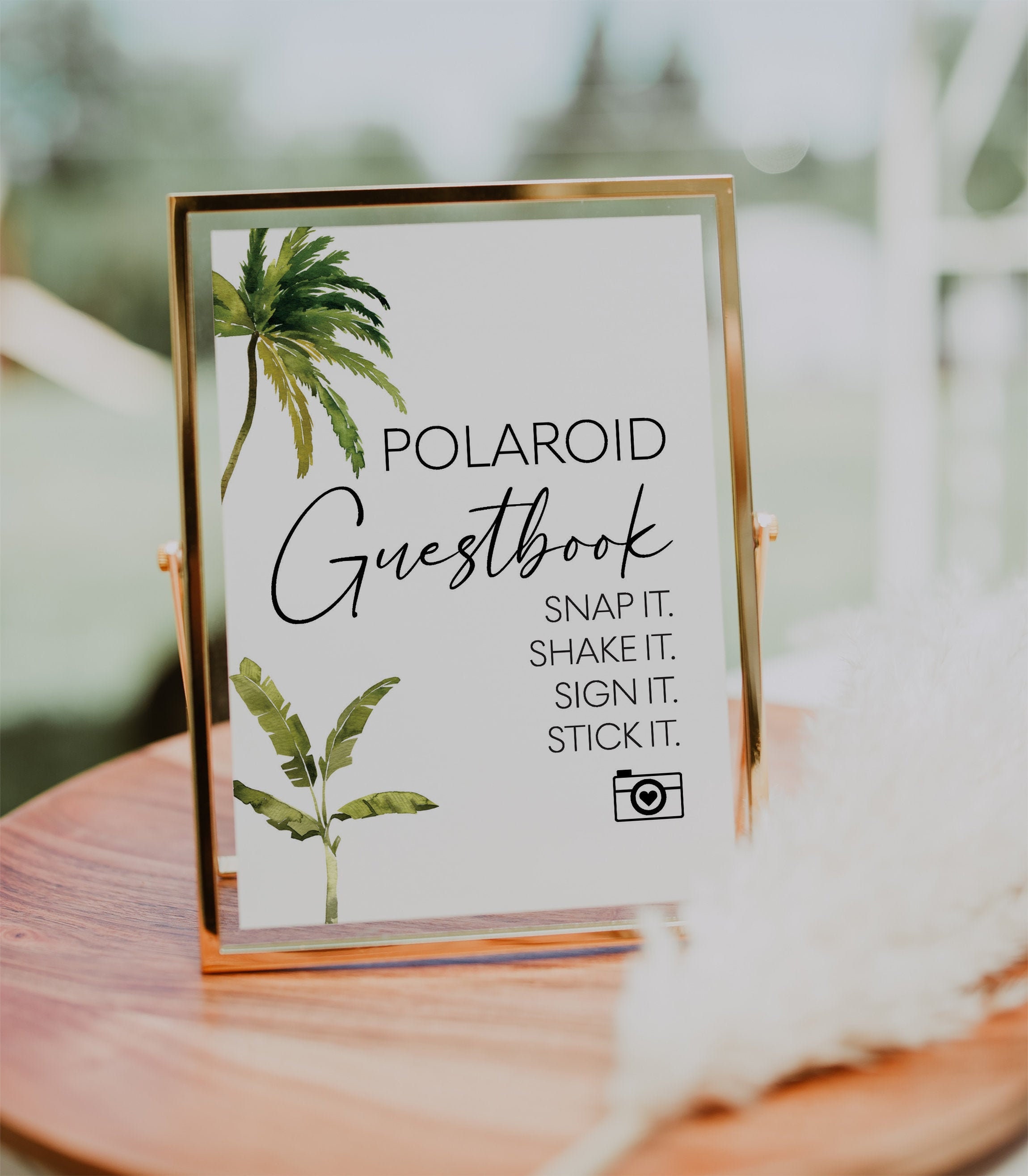 Polaroid guest book Wedding guest book sign Instant Etsy