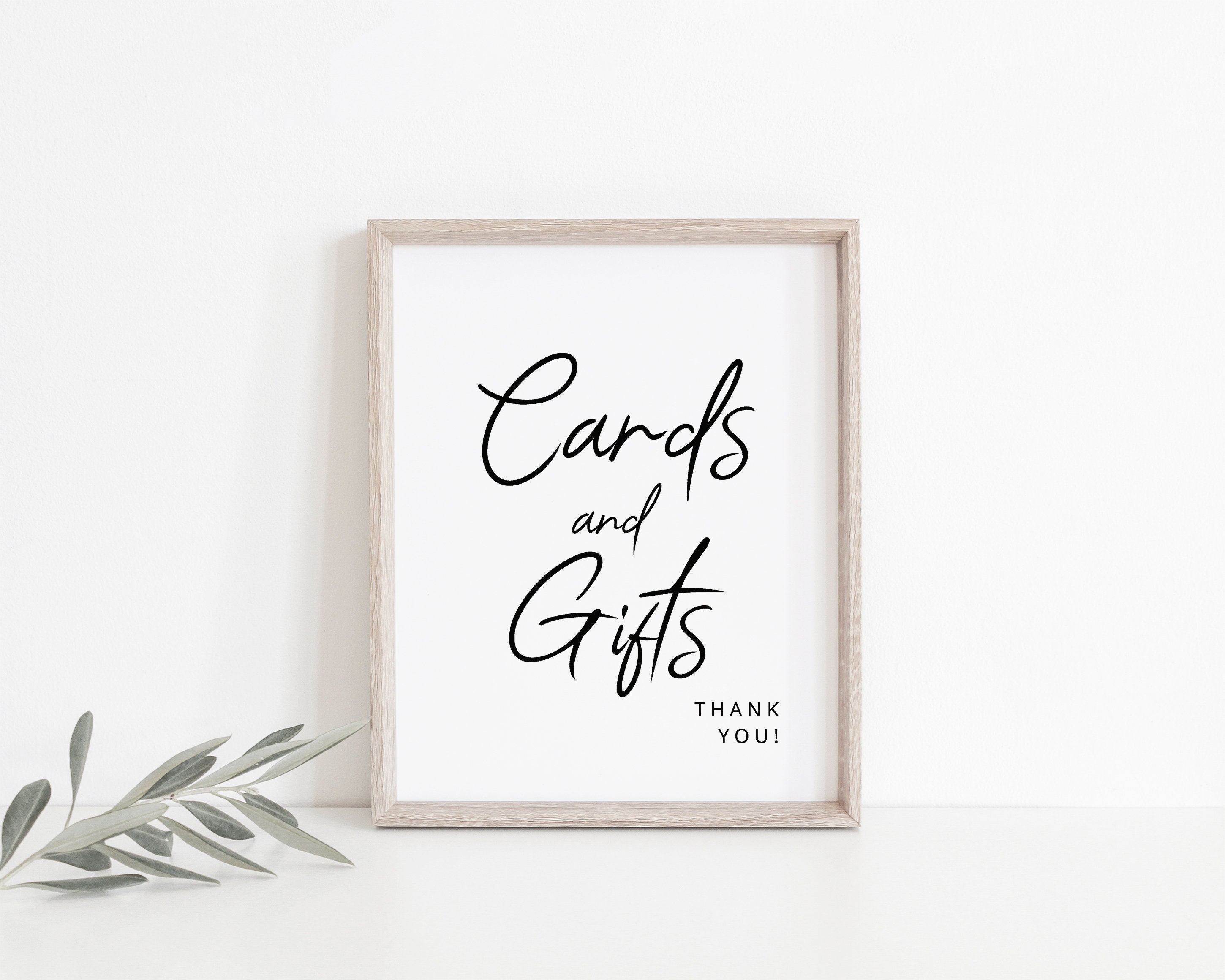 Cards and gifts sign Printable cards and gifts sign | Etsy