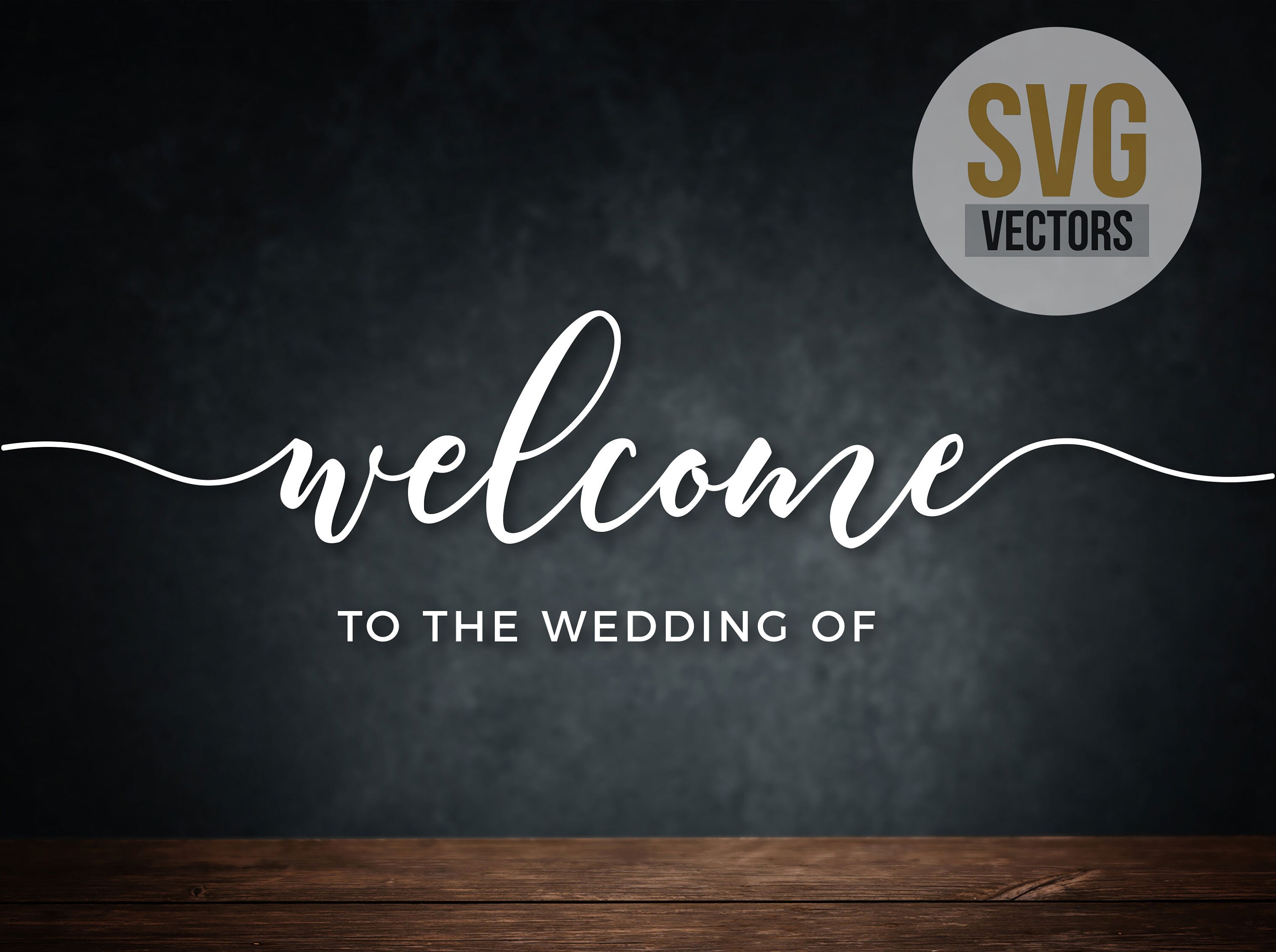 Welcome to the Wedding SVG Wedding Welcome Sign Svg Welcome - Etsy New
