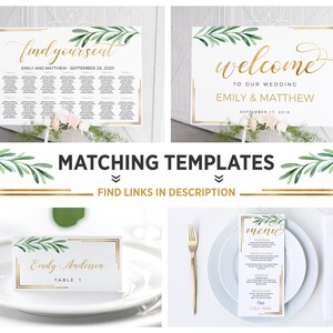 Table Numbers Wedding Table Numbers Greenery Olives Gold Table Numbers ...