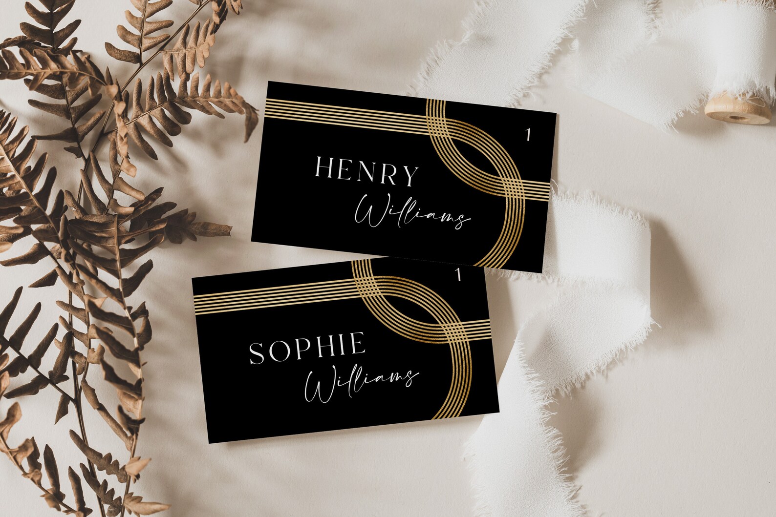 Place Card Template Gold Place Card Template Wedding Place - Etsy