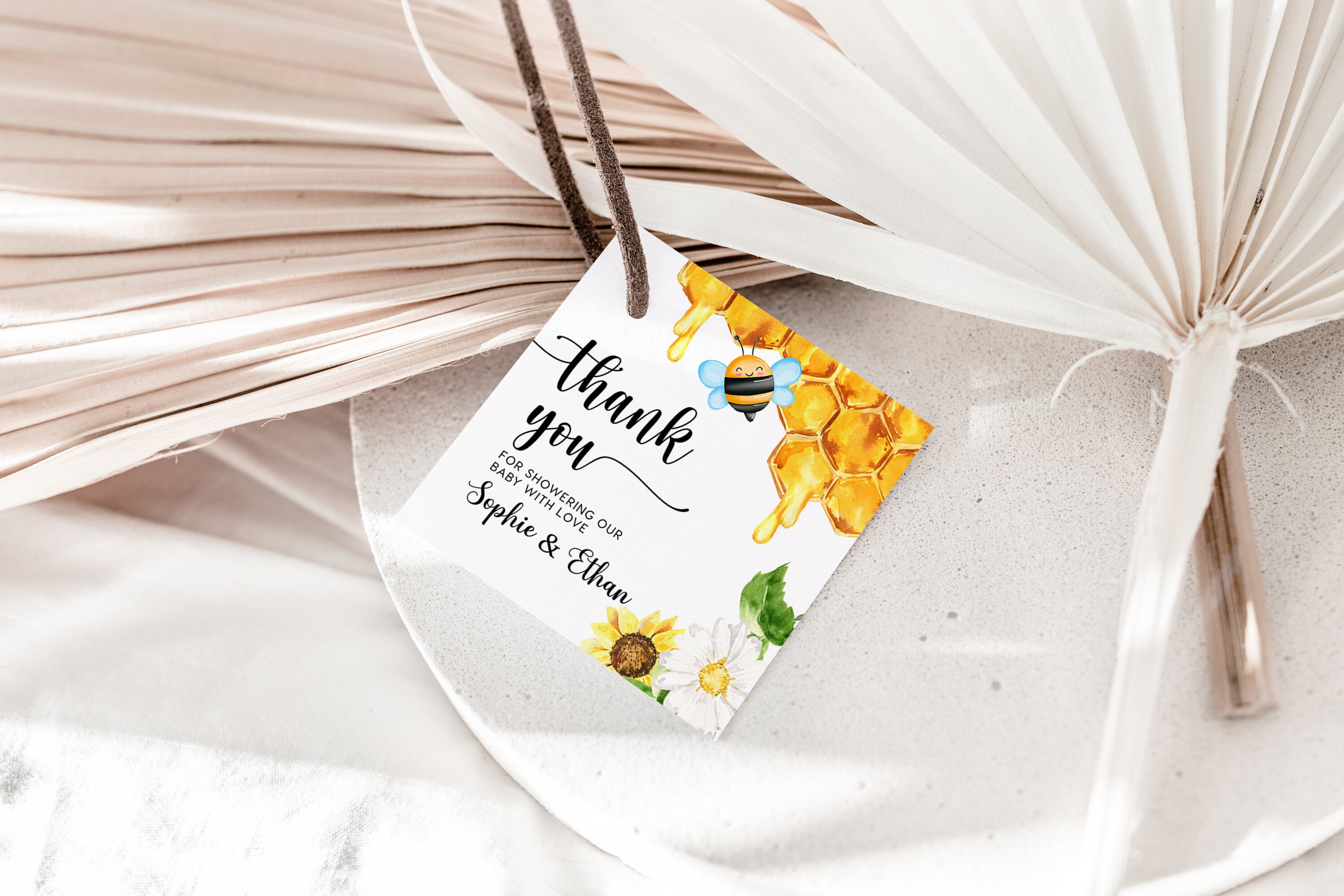 Honey Tag Template Round and Square Tag Template Cupcake | Etsy