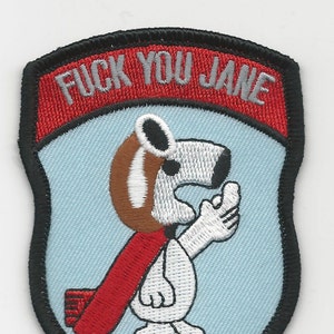 Vietnam Hanoi Jane Snoopy Patch