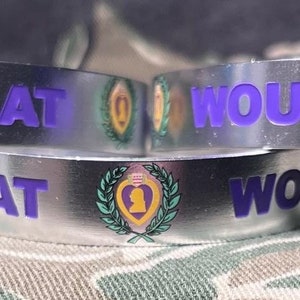 Purple Heart Combat Wounded Bracelet Army Marines Navy Air Force Coast Guard...New!