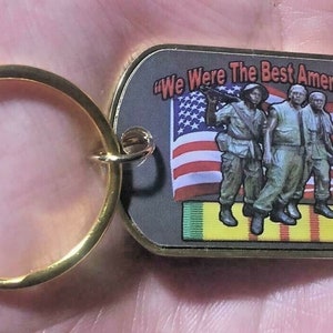 Vietnam Veteran key ring Army Marines Navy Air Force Coast Guard
