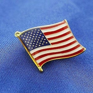 American flag pin (12 pieces in lot)