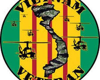 Vietnam Veteran decal/sticker #1