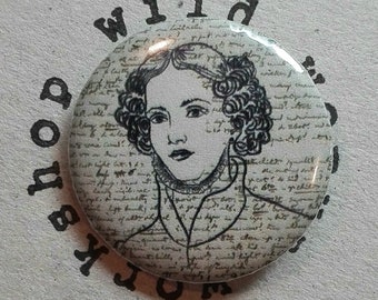 Anne Lister - 32mm Feminist Icon Button Badge / Magnet