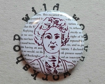 Emmeline Pankhurst - 32mm Feminist Icon Button Badge / Magnet