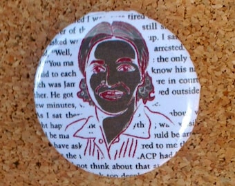 Rosa Parks - 32mm Feminist Icon Button Badge / Magnet
