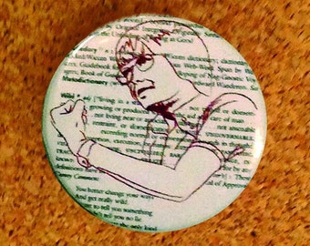 Mary Daly - 32mm Feminist Icon Button Badge / Magnet