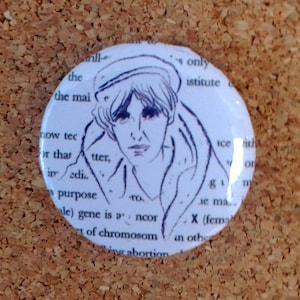 Valerie Solanas - 32mm Feminist Icon Button Badge / Magnet