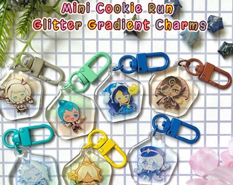 Biscuit running Charms !! Glittery and gradient