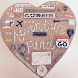 Travel Gift, Adventure Fund, Handmade Piggy Bank, Money Box, Savings Fund, Vacation Fund, Coin Collection, Wanderlust