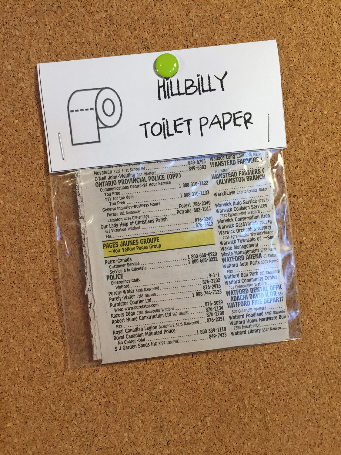 Hillbilly Toilet Paper 10 Pack Gag Gifts White Elephant Etsy