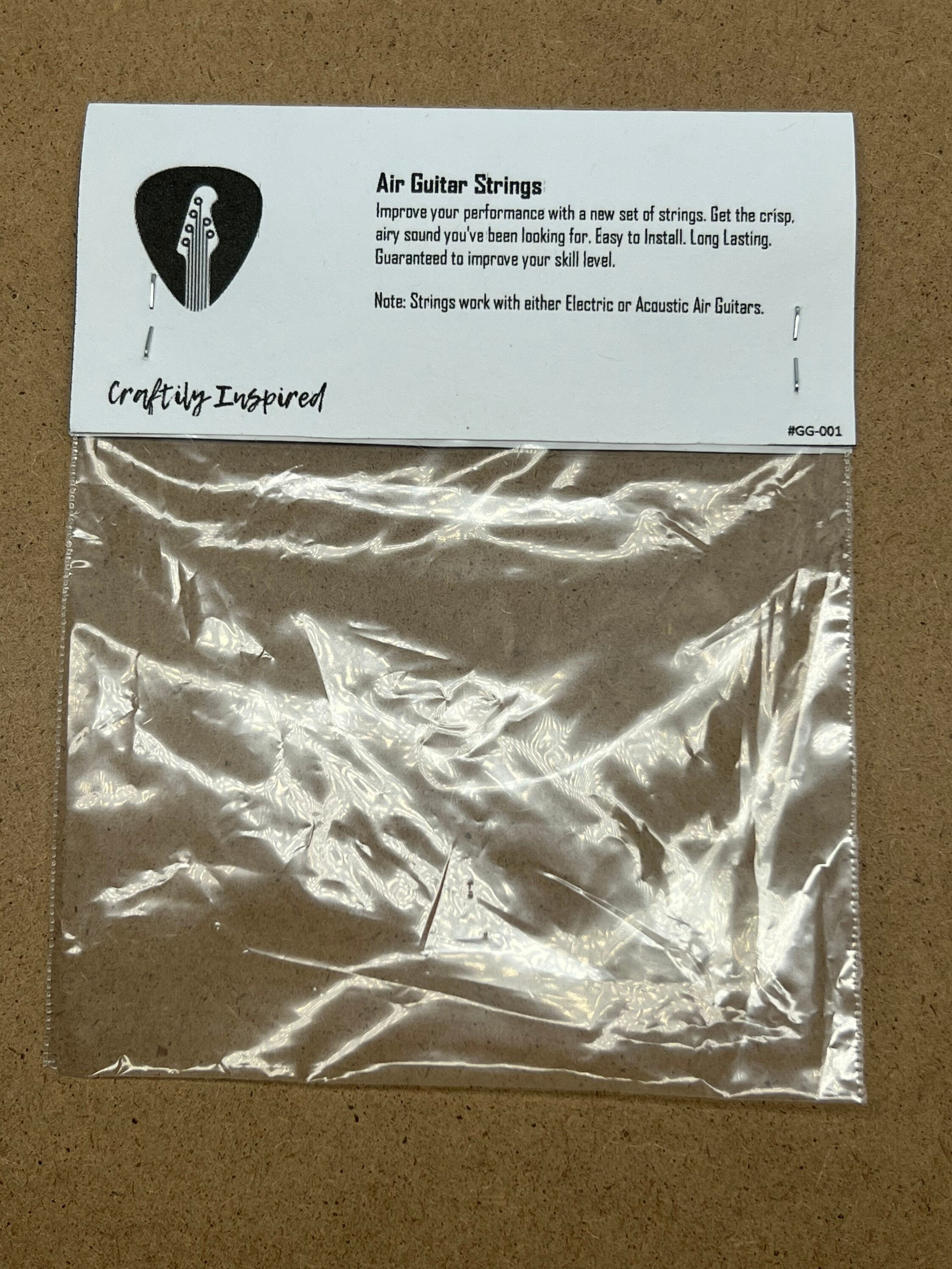 Air Guitar Strings Gag Gifts White Elephant Novelty Gifts Etsy Israel