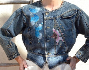grunge jean jacket