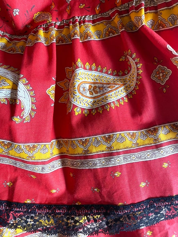 90s Made in France Provencal skirt "souleiado" pr… - image 2