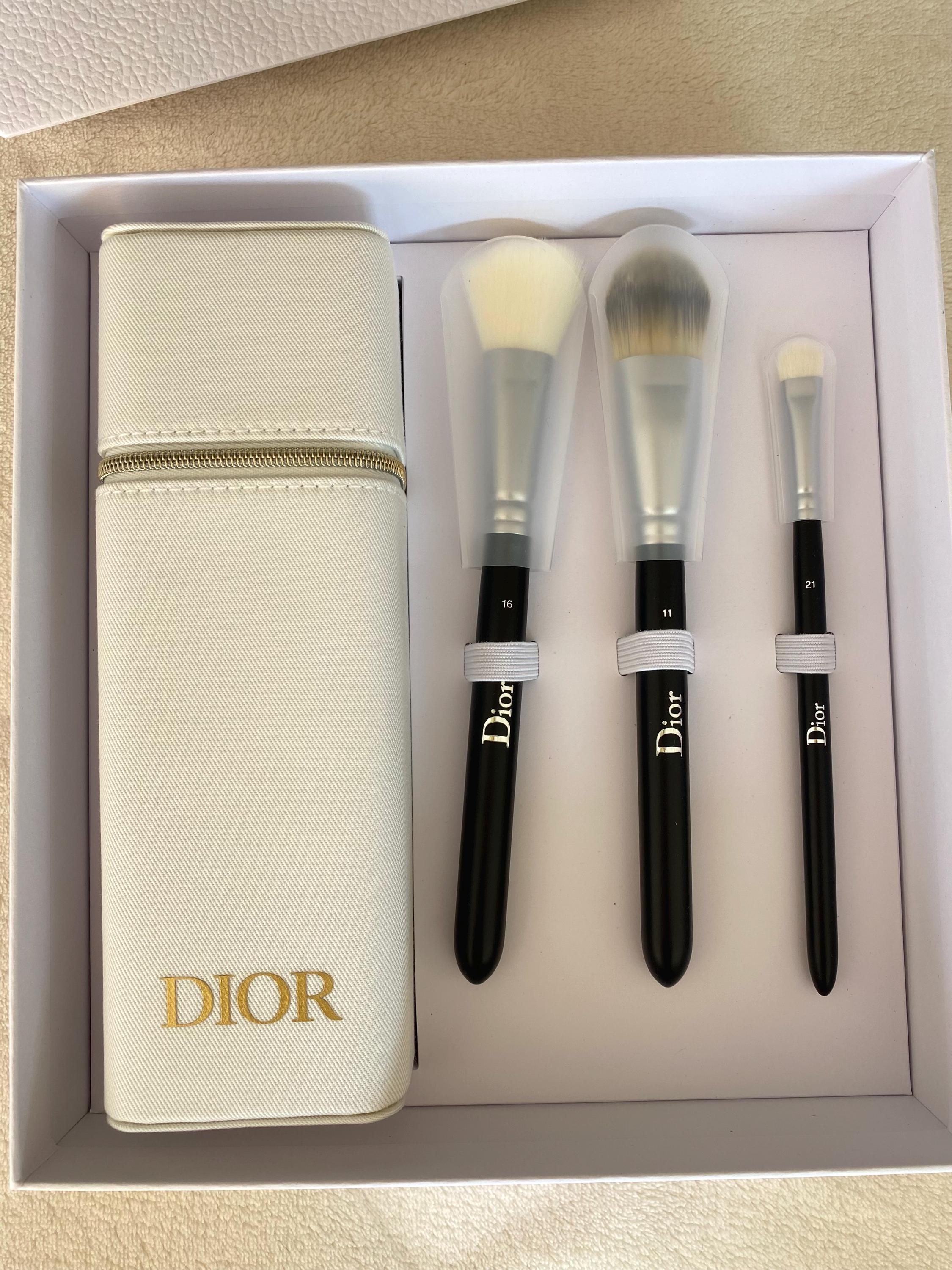 Dior Backstage Set of Three Makeup Brushes and One Brush