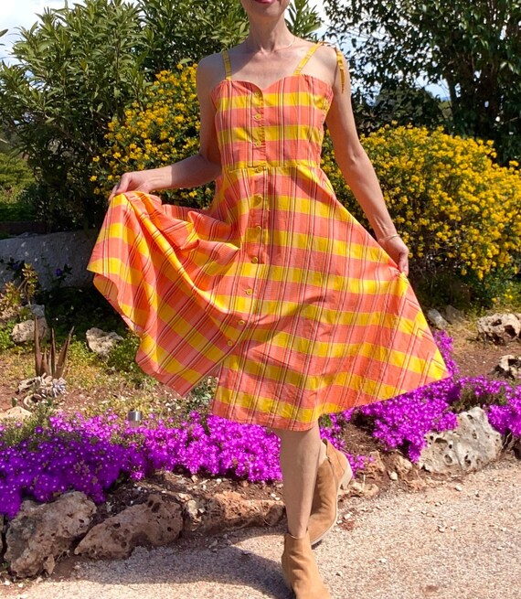 madras dress