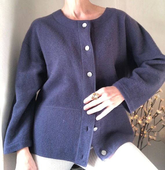 vintage made in FRANCE wool jacket cy