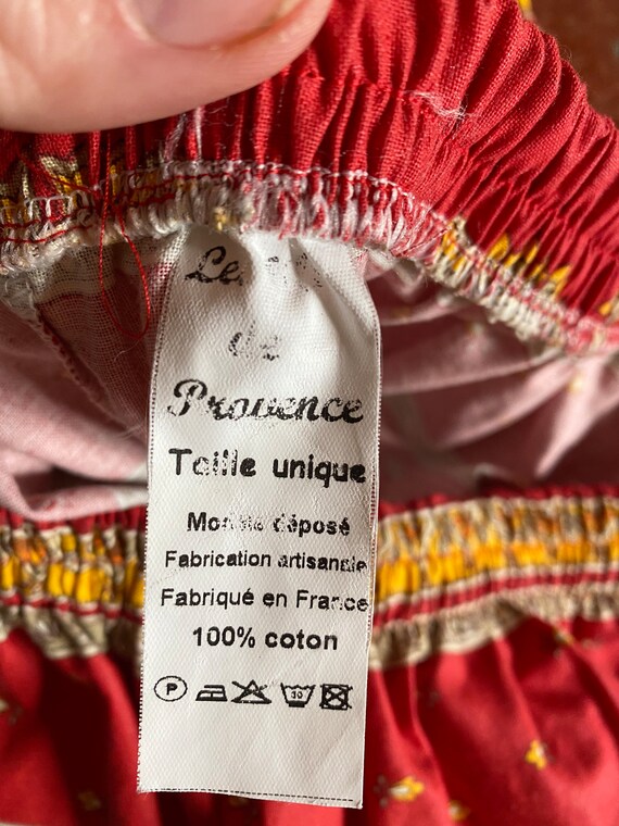 90s Made in France Provencal skirt "souleiado" pr… - image 3