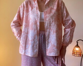 Chemise Longue Brodée Ester Ken - Noir, Mancheron, Taille M, Occasion Très Bon état - Style Kimono