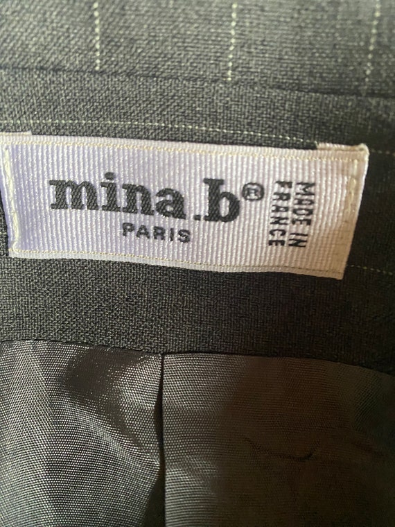 90s Made in France Blazer "Mina.B" French label L… - image 2