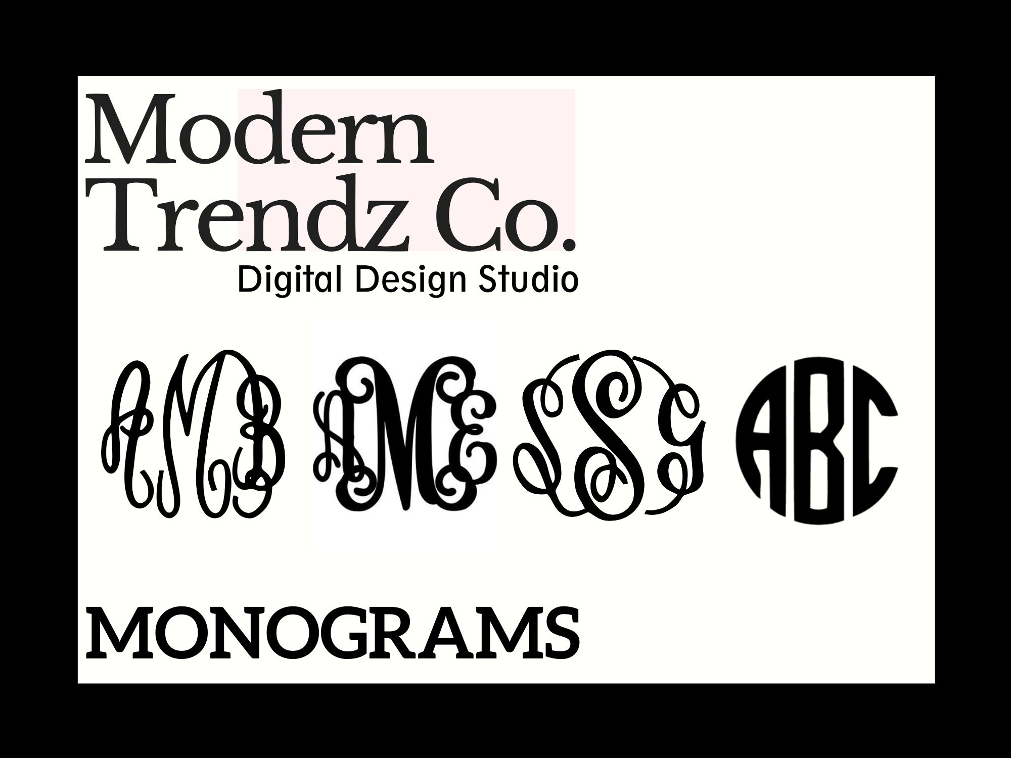 Monograms for Embroidery, Custom Monogram Set, Embroidery Digitizing,…