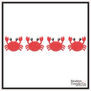 Crab Embroidery Design, Crab Sketch Embroidery Design, Cute Crab Embroidery Design