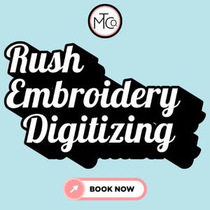 Professional Embroidery Digitizing, Fast Turnaround