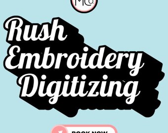 Professional Embroidery Digitizing, Fast Turnaround